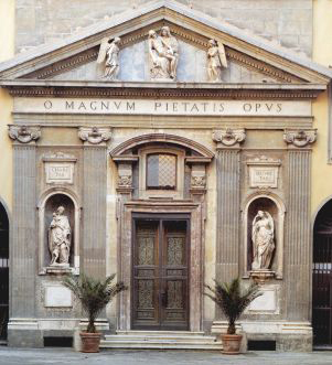Facade of the chapel